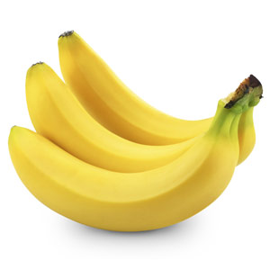 not quite ripe bananas