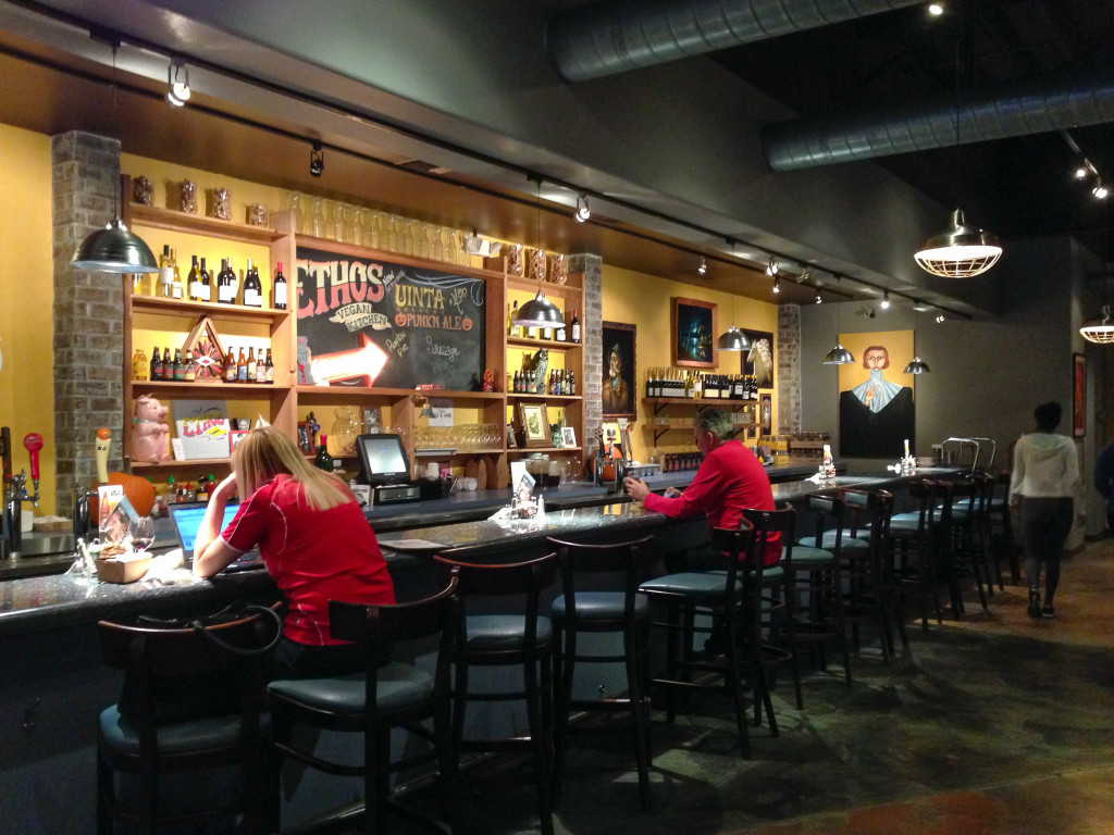 Ethos Vegan Kitchen Interior, vegan restaurant orlando