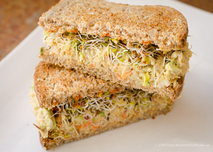 Better Than Tuna Chickpea Salad Sandwich