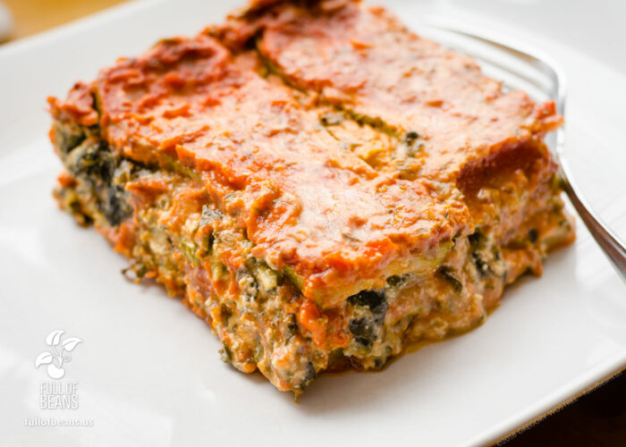 Vegan Gluten-free Spinach Lasagna - fullofbeans.us