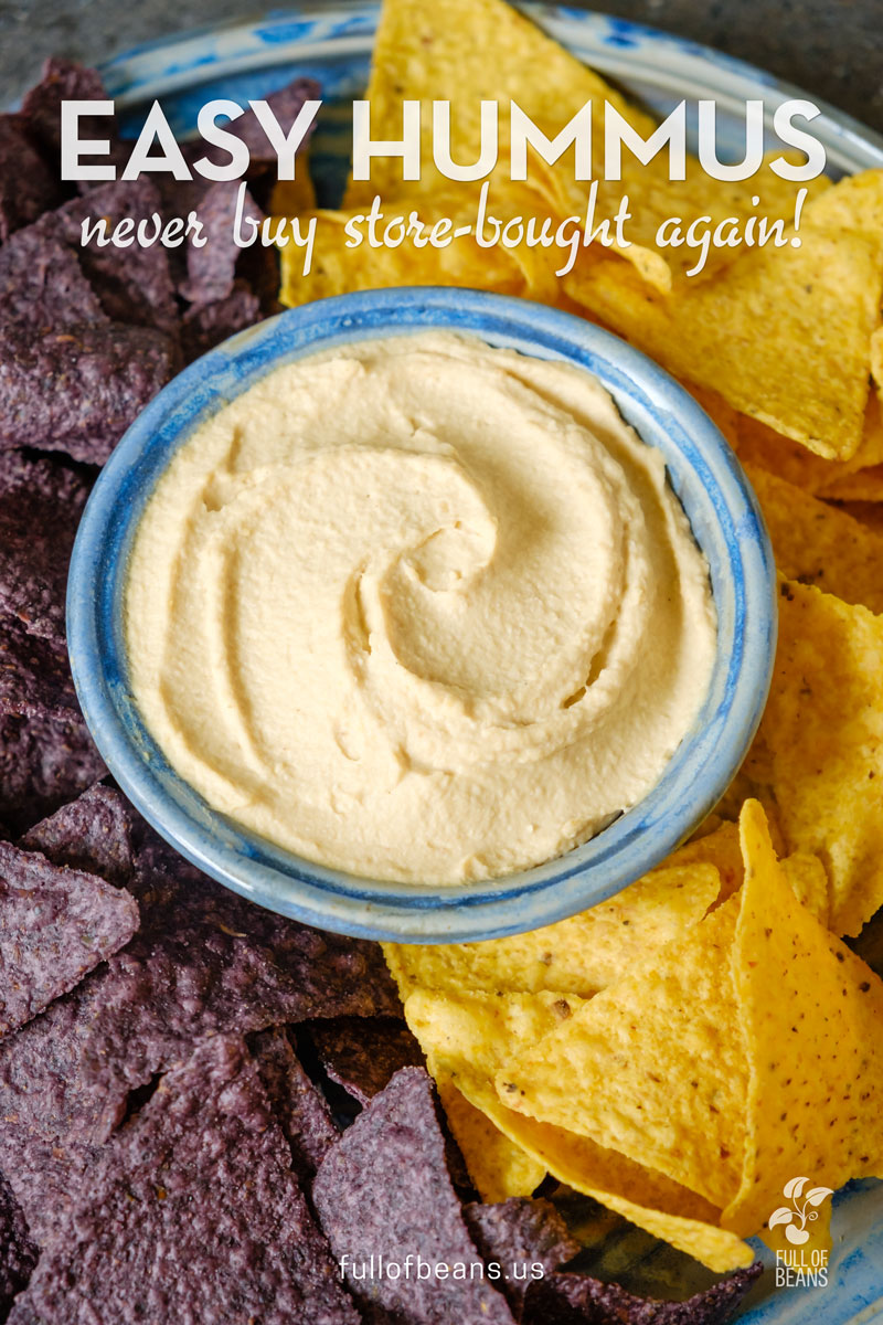 Easy Hummus Recipe for the Best Hummus Ever Full of Beans Recipes
