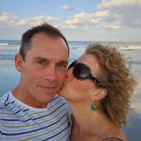 Greg and Georgia at New Smyrna Beach