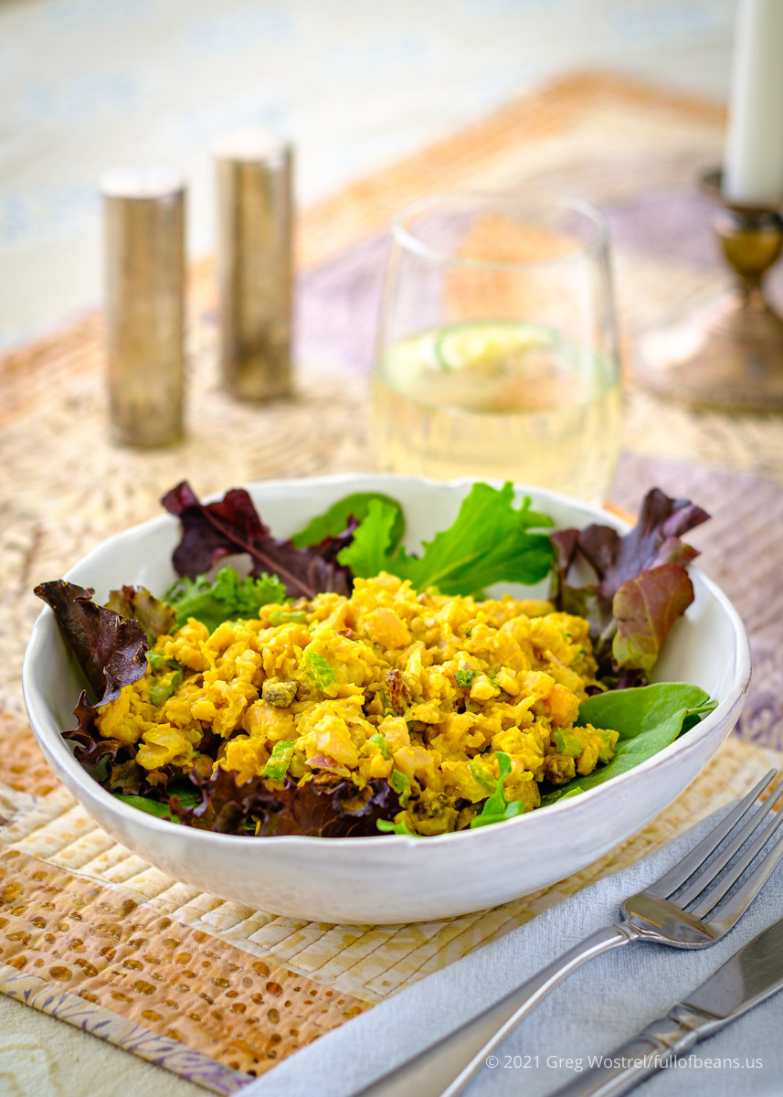 Curried Vegan Chicken Salad