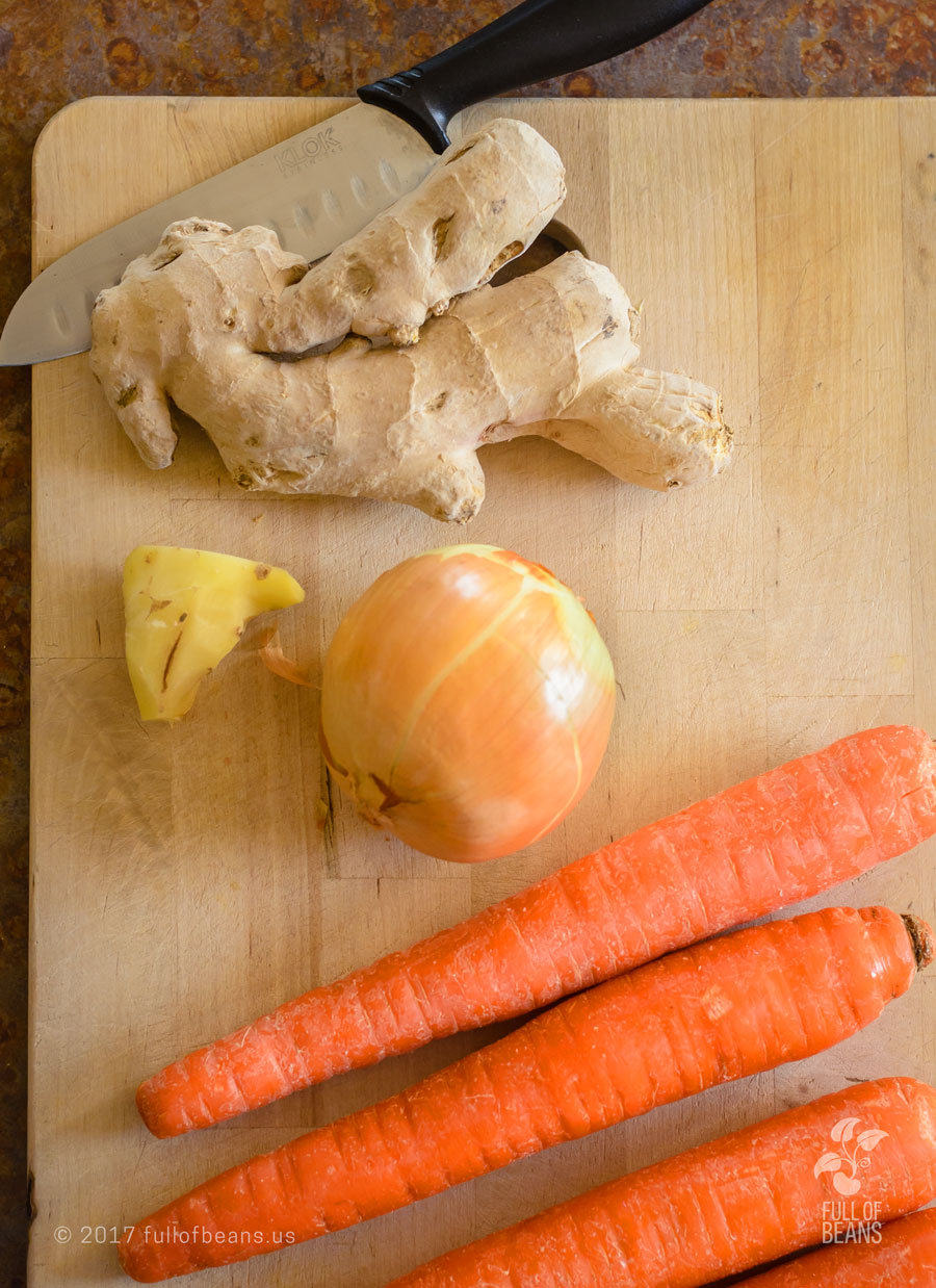 Carrot Ginger Soup Ingredients