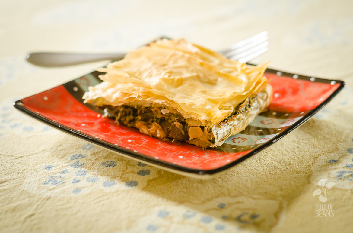 Delicious Vegan Spinach Pie - quick, before it's gone!