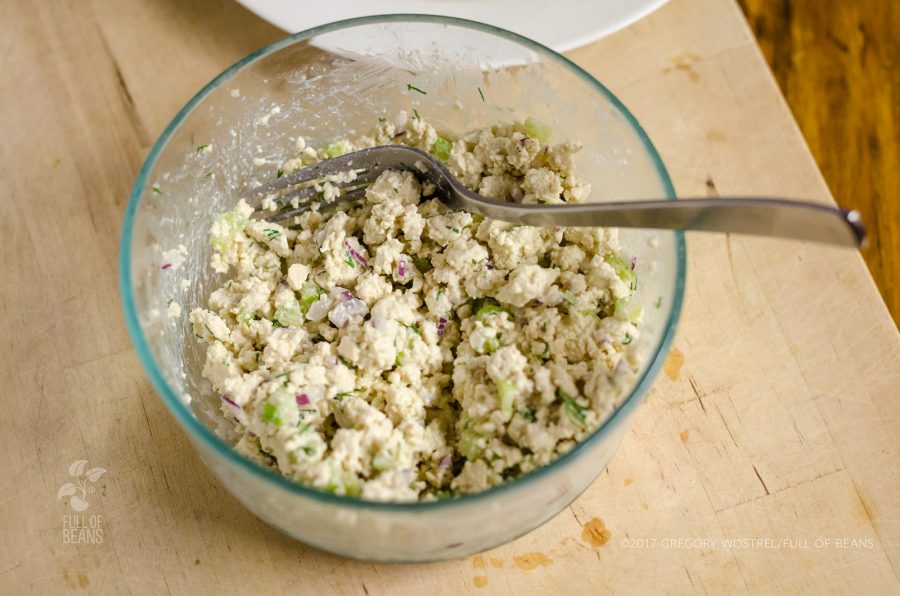 Tofu Dill Salad - ready to eat!