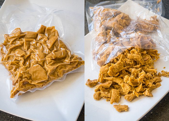 Comrade Cluck in packaging and out