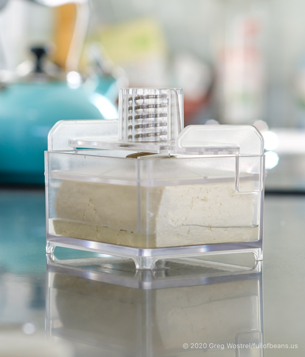TofuXpress tofu press with tofu