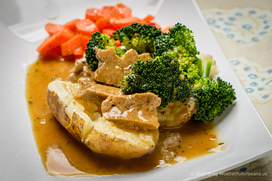 Turky Seitan and Potato Plated-7367