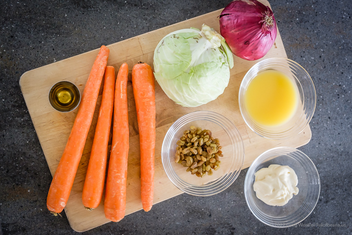 vegan coleslaw ingredients