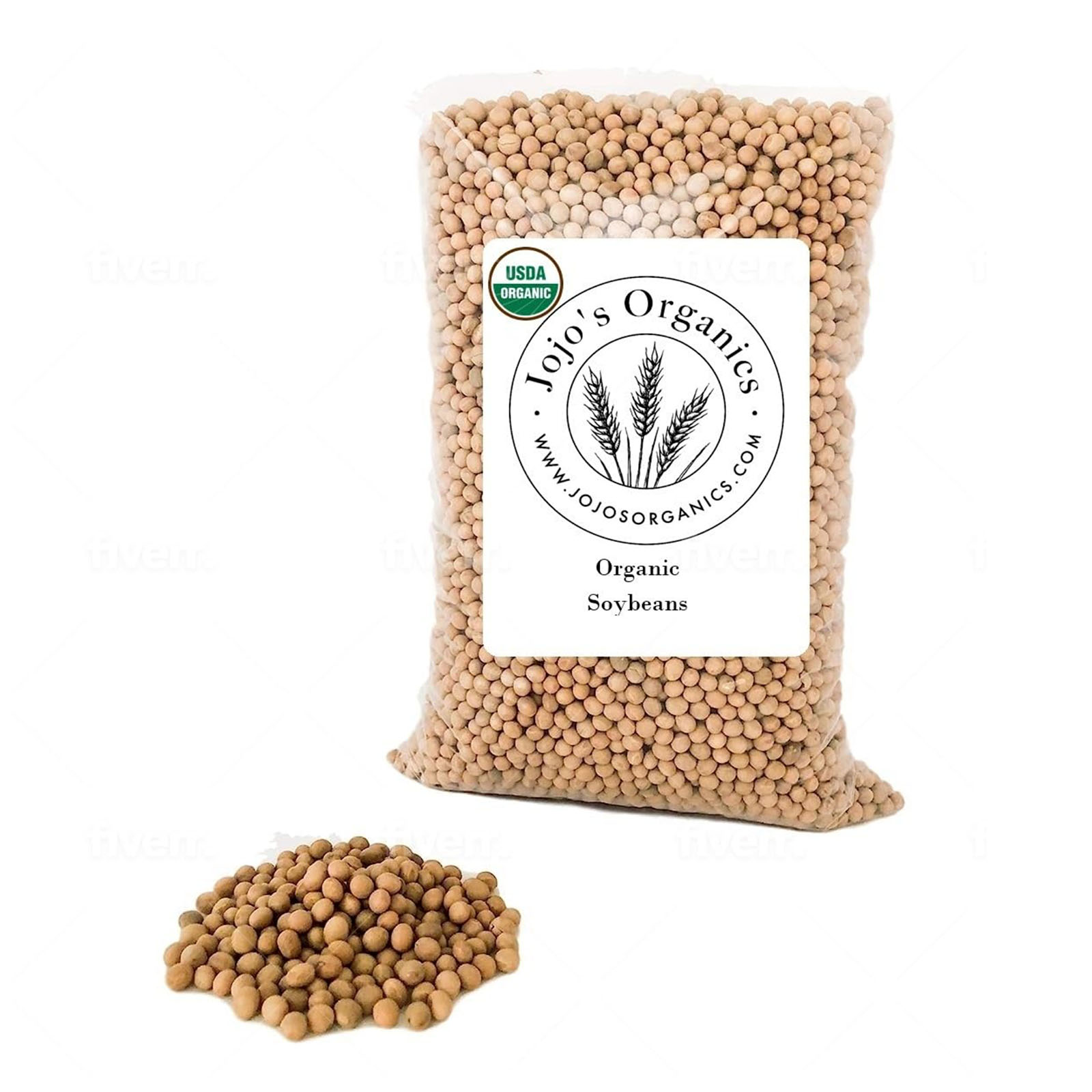 Soybeans (Jojo Organic NonGMO Bulk ) Full of Beans